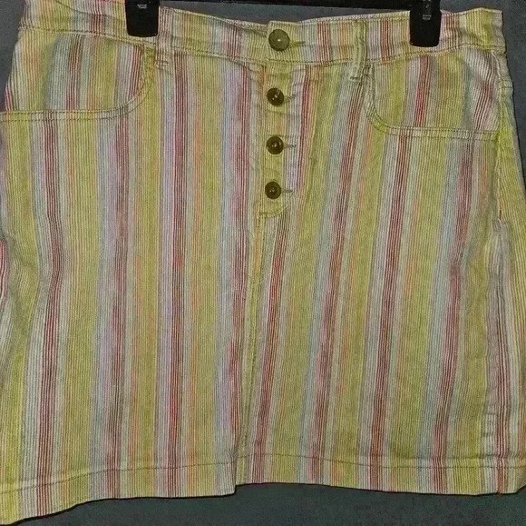Maeve Anthropologie Womans Striped Skirt Size 16. - Picture 6 of 12